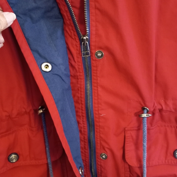 Vintage Pacfic Trail Women’s Red  Full Zip & Button Hooded Winter Jacket Size M. - Picture 5 of 12